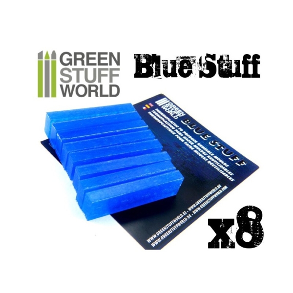 Green Stuff Blue Sofort Abformmasse - 8 Streifen